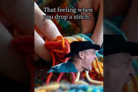 Been there 😅 #knitting #crochet #yarn #fiberart #meme #funny #nooo #art #fail #diy #crafts #artist