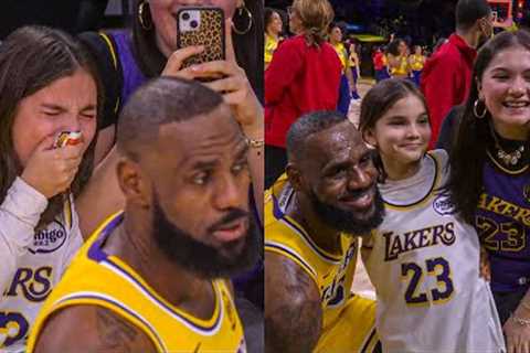 LeBron Shows LOVE to a Young Fan After the Game ❤️