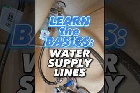 LEARN THE BASICS: Water Supply Lines #homerenovation #plumbing #didyouknow #howto #homediy #fyp #diy