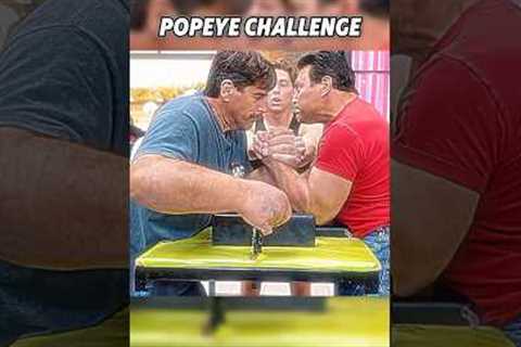 😱Popeye vs passresby #trending#armwrestling#sports#shorts