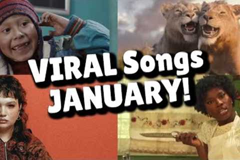 Top 40 Songs that are buzzing right now on social media! - January 2025!