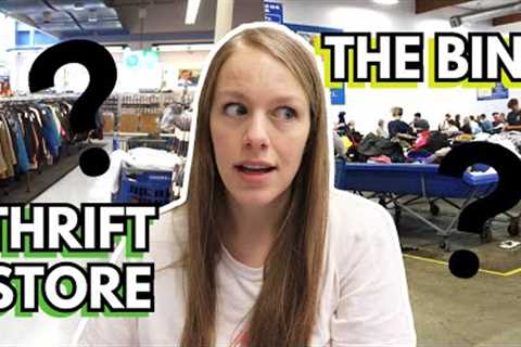 Thrift with Me at GOODWILL Bins AND Thrift Store - Which is BETTER?
