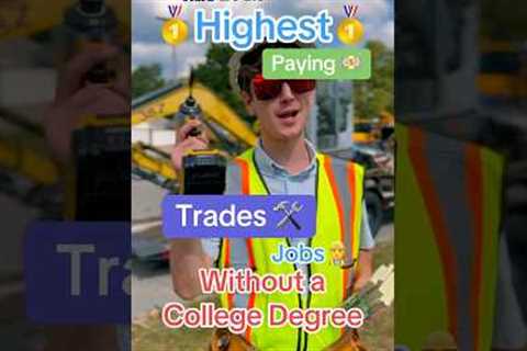 Highest Paying Trades Jobs! 💵🛠️👷‍♂️#jobs #trades #electrician