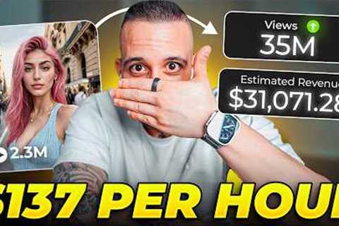 Easiest $137/Hour FREE AI Side Hustle! (Make Money Online)