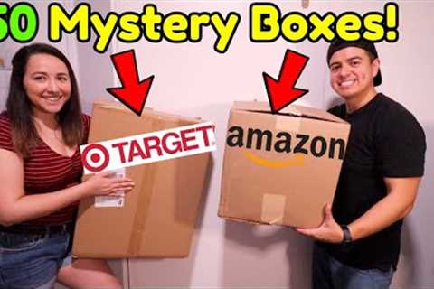 $50 Amazon And Target Mystery Boxes! Is it worth it? *Unboxing*