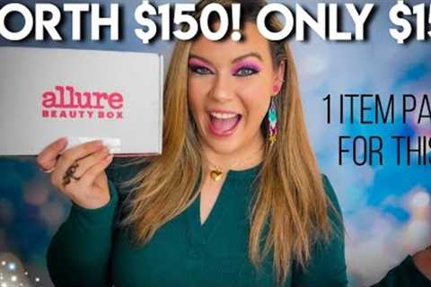 Allure Beauty Box January 2025 Unboxing + Coupon Code | BEAUTY SUBSCRIPTION BOX FOR 2025