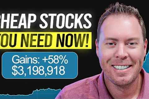 3 INSANELY Cheap Stocks to BUY