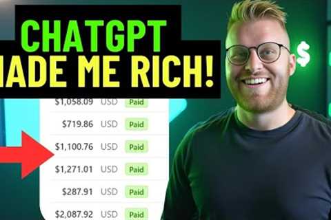 I Made MILLIONS With ChatGPT! Now It's Your Turn (Make Money Online With ChatGPT)