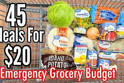45 MEALS FOR $20 | Healthy, Easy &amp; Delicious Recipes | Emergency Grocery Budget-Friendly Meal..
