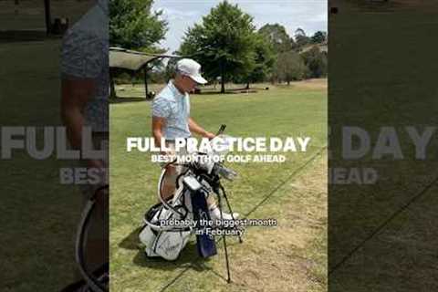 FULL PRACTICE DAY! 🔥🙌🏻 #golf #golfcoach #golfswing