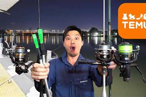 Temu Fishing Challenge! (Budget gear HUGE Haul! Rods, Reels, Lines)