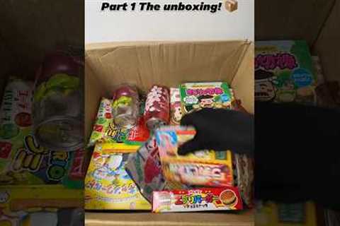 Unbox our Asian snack delivery! 🍭🍄 Part 1! 📦