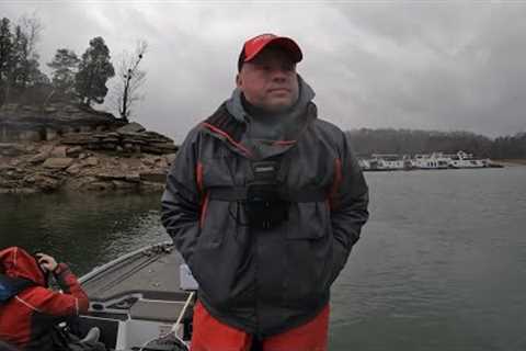 Lake Cumberland Bass Fishing. January 18th 2025