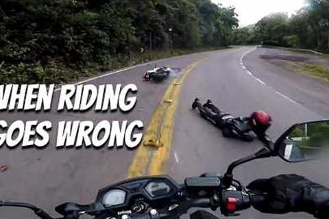 Motorcycle Crashes &amp; Extreme Moments 2025