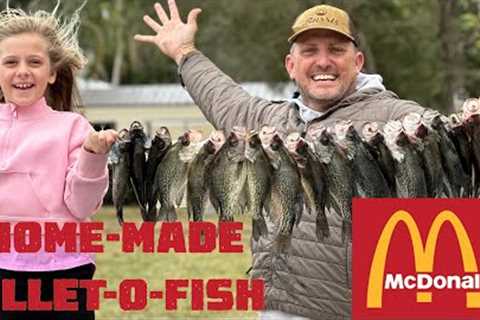 Home-Made Fillet-O-Fish {Catch Clean Cook} Daddy Daughter Day!