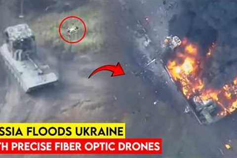 Kursk Border Conflict: Russian Drones Obliterate Ukrainian Armored Vehicles!
