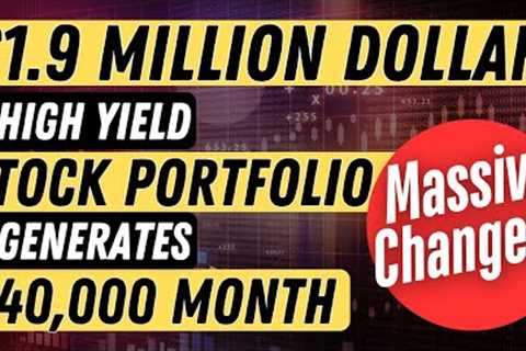 My $1.9 Million Stock Portfolio Unveiled | $40,000/Month Passive Income - UPDATE #44