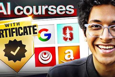 TOP 5 AI COURSES For Beginners (w/ Certificates) [2025] | Ishan Sharma