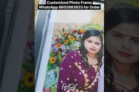 Customize Anniversary Photo Frame #frame #trending #giftideas #couple #creative