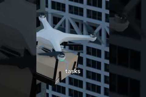 Building the Future: Drone Technology in Construction #tech #drones #shorts #construction