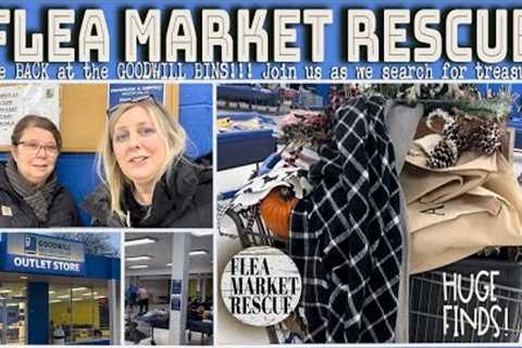 SHOP THE GOODWILL BINS WITH ME &amp; DEBBIE FOR HUGE THRIFTED HOME DECOR FINDS 2025