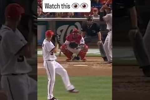 Luck or skill? 🤯 #baseball