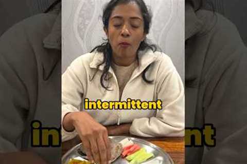 EAT Like THIS! While Intermittent Fasting! #shorts
