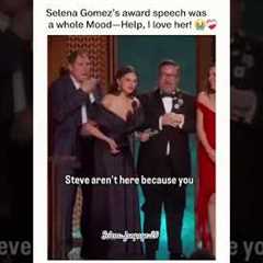 Selena Gomez’s hilarious award speech moment! 😂😍