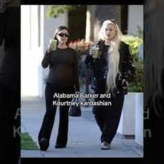 Alabama barker and Kourtney kardashian spotted by paparazzi while shopping #shorts #alabamabarker