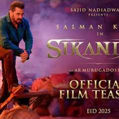 SIKANDAR Official Film Teaser - Salman Khan, Rashmika | Sajid Nadiadwala | A.R. Murugadoss | EID2025