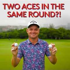 Pro Golfer Makes TWO Holes-In-One In The SAME Round!