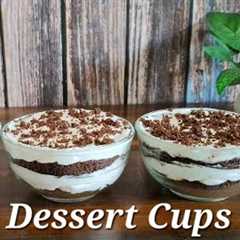 No-Bake Oreo Dessert Cups with only 2 Ingredients | Oreo Biscuit Dessert Recipe | Oreo Dessert