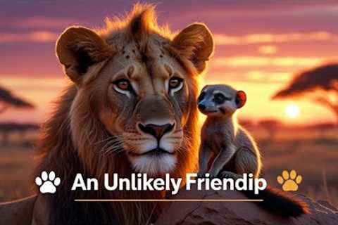 The Lioness and the Meerkat: An Unlikely Friendship in the Wild 🦁❤️🐾