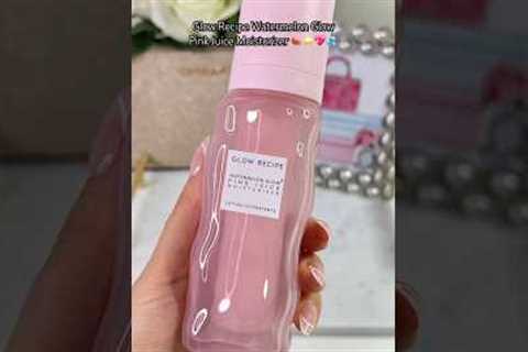 Glow Recipe Watermelon Glow Pink Juice Moisturizer ASMR unboxing #shorts #glowrecipe #asmr #skincare