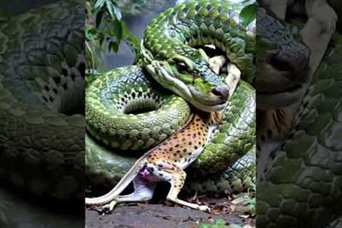 Epic Battle! Giant Snake Hunts a Cheetah | #The Animal World  #breeding snakes, #exotic pets,