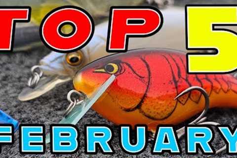 Top 5 Baits For February Bass Fishing!