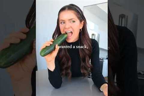Healthy Snack Idea for Vegetable Haters 🥒😏 #healthyrecipes #recipe