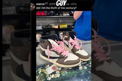 TRAVIS SCOTT JORDANS AT THE THRIFT?? #sneaker #shoes