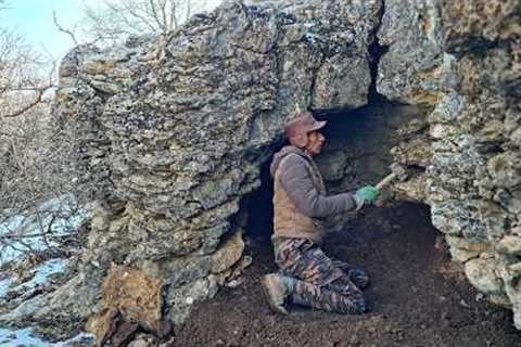 To Survive and for Fear of WILD ANIMALS and the Cold, I Built Shelters and Hiding Places.