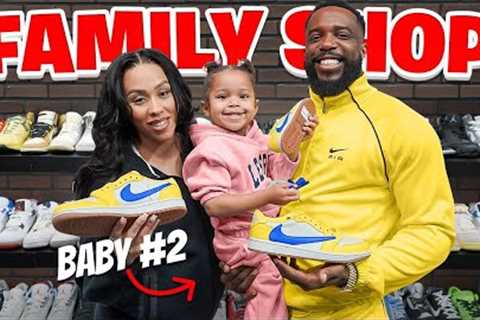 Sneaker Shopping w/ My Family For Baby Number 2!