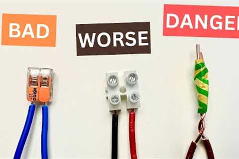BIGGEST DIY Mistakes Joining Cables