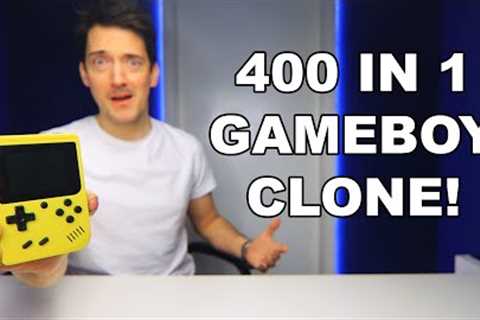 THE 400 in 1 PORTABLE RETRO GAMING CONSOLE REVIEW!!!