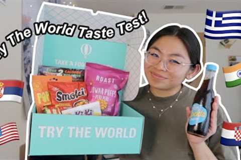 Try The World snack box! 🌎✈️