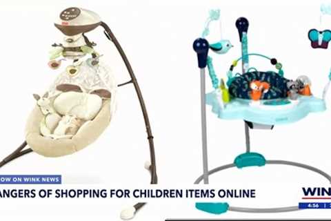 Hazards of online shopping for children's items