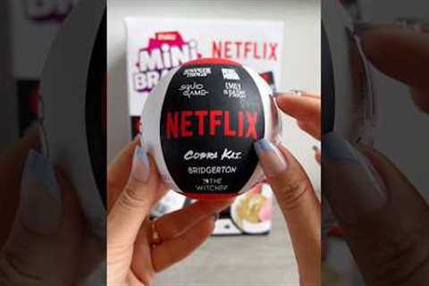 ✨Rare finds 🎬 Netflix Mini Brands Mystery Toy Satisfying Unboxing ASMR @ZuruToys #reels #relax #fyp