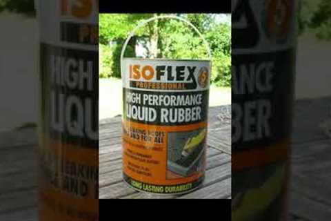 Leaking flat roof quick fix