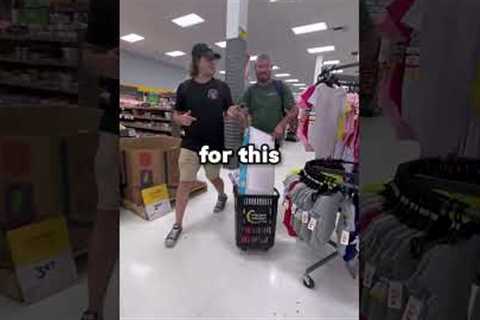He used his shopping spree to buy his daughter gifts 🥹