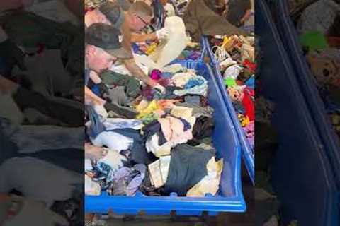 Shopping at Goodwill Outlet Bins Store