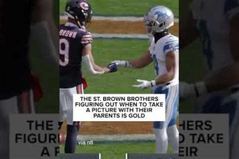 Gotta get a good pic when you’re playing against your brother in the NFL #shorts