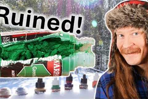 Yes, Paint CAN be Ruined by Cold Temperatures!!!